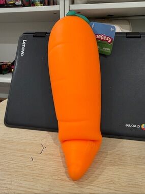 Orange Carrot Sensory Toy - Kids Learning Toy
